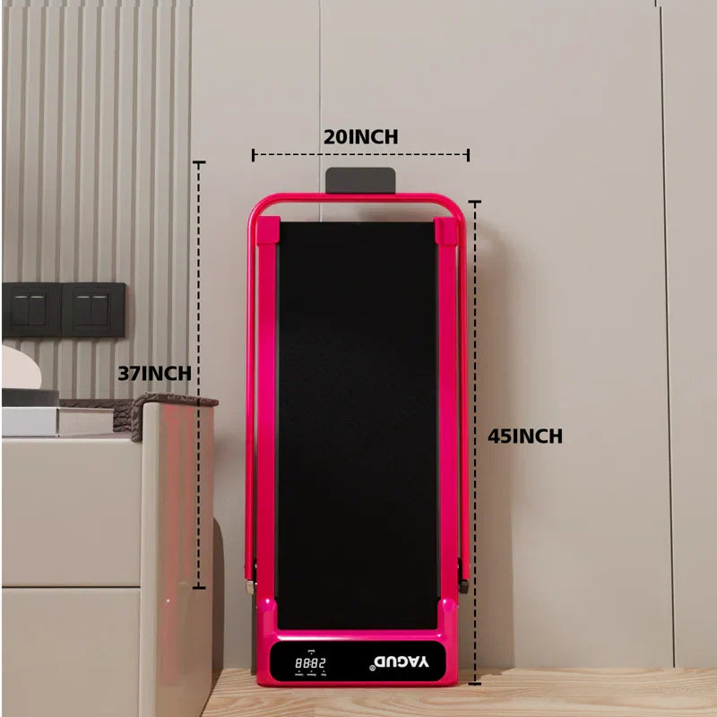 Walking Pad Treadmill with Handle Bar and Adjustable Incline